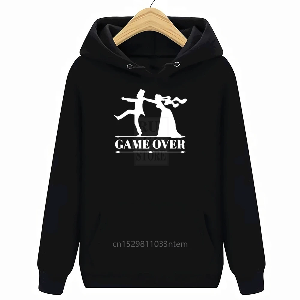 game over bride groom bachelor bachelorette party T Shirt Funny Tshirt Mens Clothing Short Sleeve