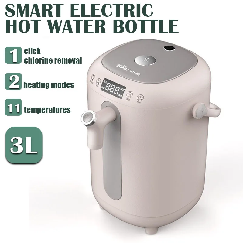 Electric thermos kettle stainless steel smart child lock insulation electric kettle 3L constant temperature enlarge