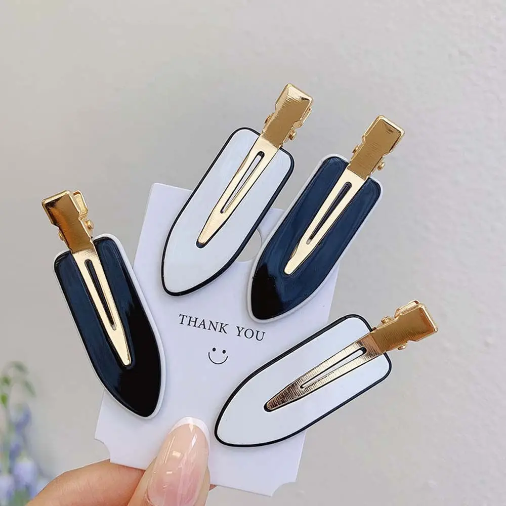 

Personality Vintage Hair Clips Side Bangs Clip No Bend Seamless Hair Clamp Fix Fringe Barrette Makeup Washing Face Accessories