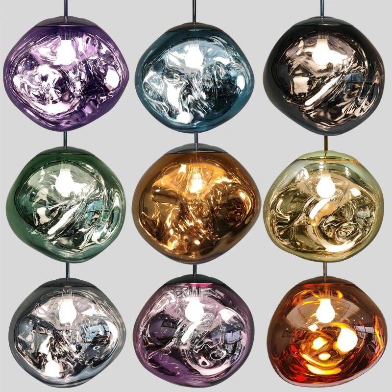 Modern LED PVC Pendant Light Lava Home Decoration Bedroom Living Room Pendant Lamp Dining Room Hanging Lamp Indoor Lighting