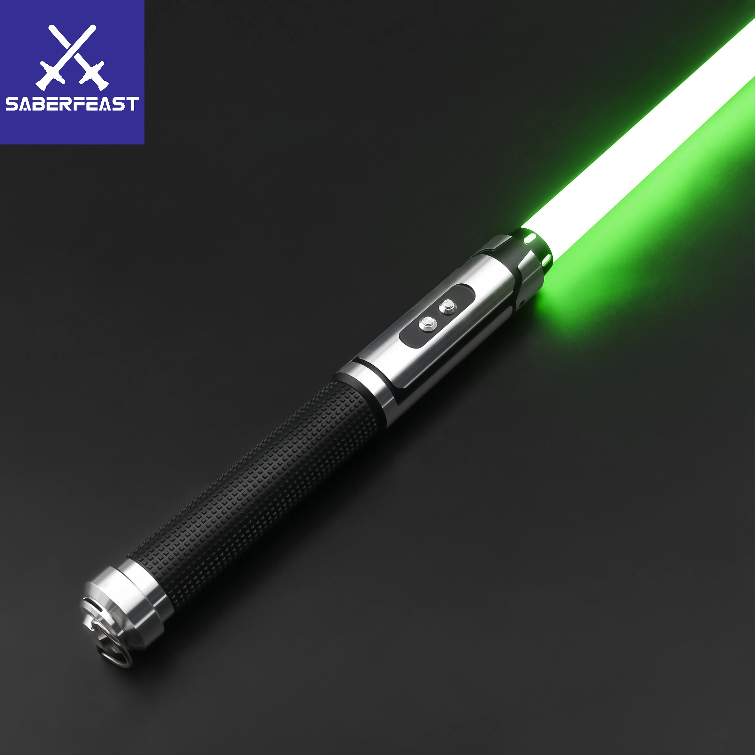 

TXQSABER Neo Pixel Lightsaber RGB Smooth Swing Heavy Dueling Metal Hilt 16 Soundfonts Blaster Force Cosplay Jedi Laser Sword-E29