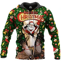 2021 new christmas essential hoodie zipper knit pattern men 3d printing casual unisex sweater harajuku pullover sportswear 27
