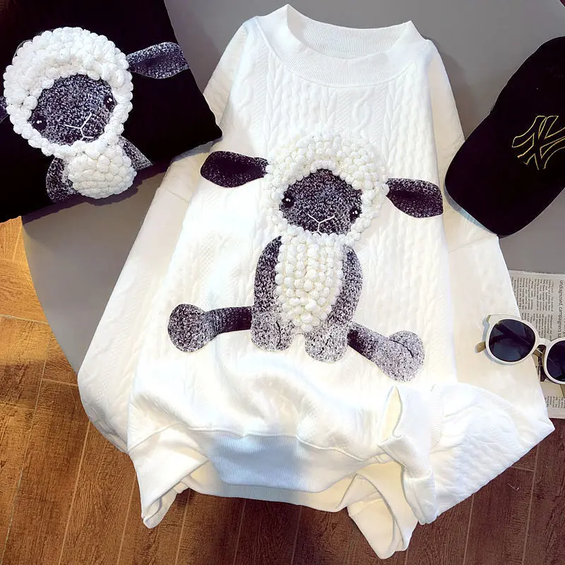 

Round neck design sense niche sweater women's 2022 new spring and autumn fashion temperament pullover