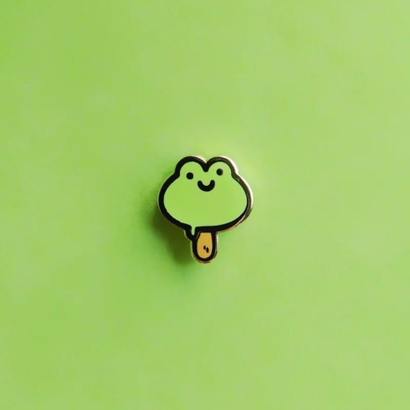 

Mini Pin - Frogsicle - Popsicle Pin - Frog Popsicle Enamel Pin