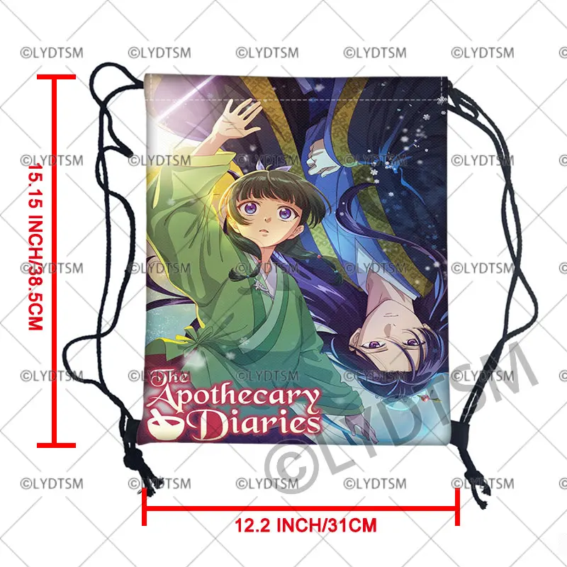 Фото Рюкзак для аниме The Apothecary Diaries Kusuriya No Hitorigoto, сумка на шнурке Maomao/Jinshi для хранения для путешествий, сумка для книг, держатель для обуви №2