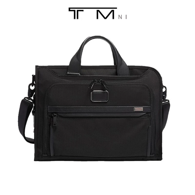 2603110D3 Ballistic nylon Alpha3 fashion thin one-shoulder laptop briefcase