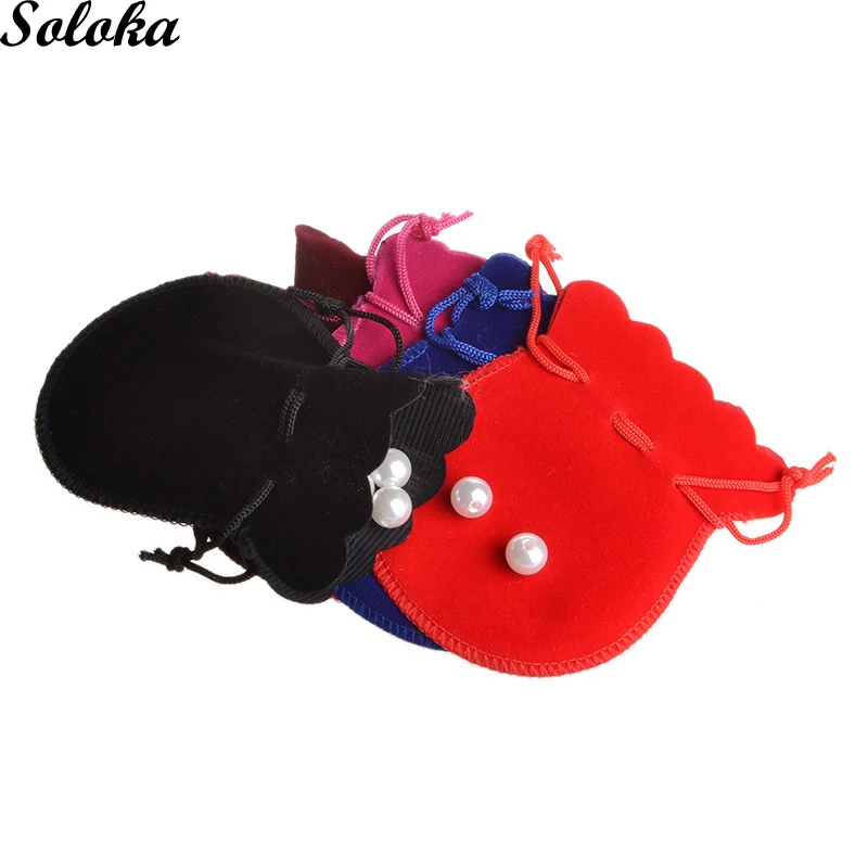 

10Pcs/lot Button Organizer Bags Jewelry Bracelet Storage Protection Bag Small Packaging Bags Party Gift Pouches Drawstring Bag