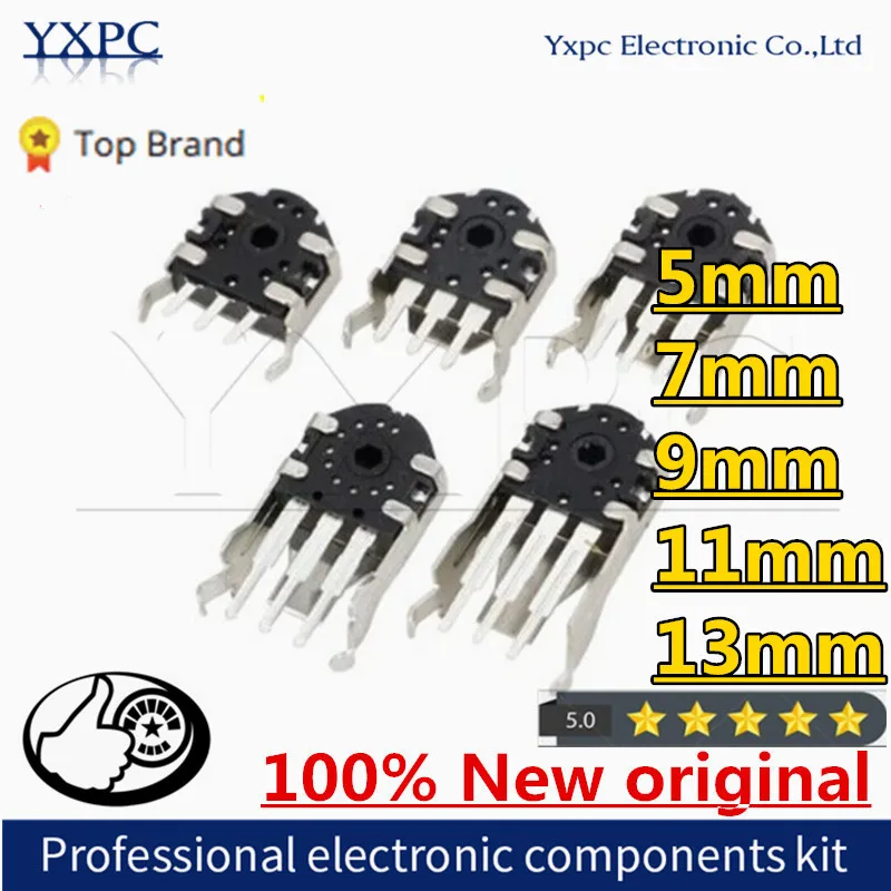 

10pcs/lot New Mouse Encoder Wheel Decoder Mouse Switch Connector Repair Roller Hot 5MM 7MM 9MM 11MM 13MM
