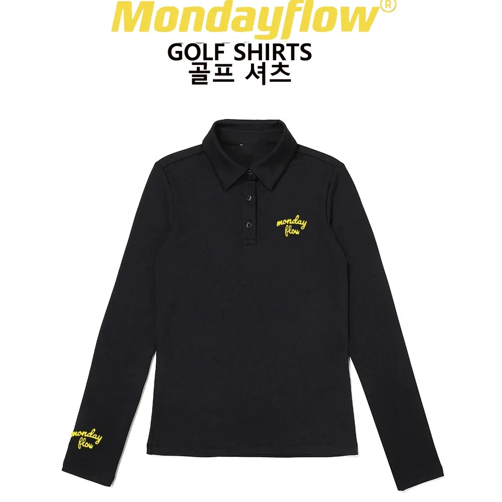 

Autumn Golf Long Sleeve Shirts Summer Women's Golf T-shirt Breathable POLO Shirt Quick-drying Material Travel Outdoor Golf Sport