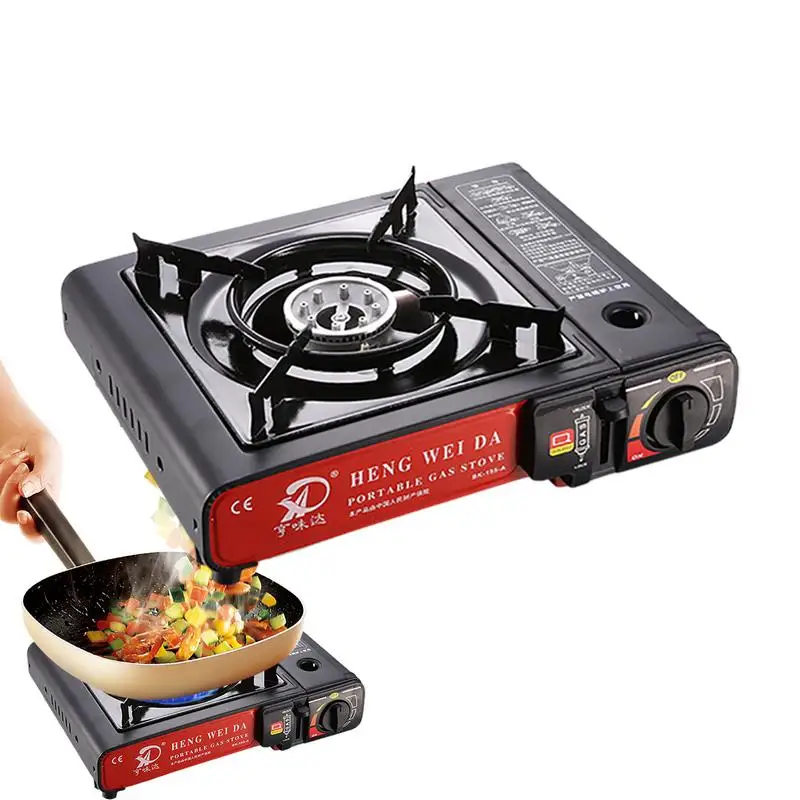 

Camping Cooking Stove Double Single Portable Burner Cassette Furnace Double Single Camp Stove With Adjustable 3 Layers Flame