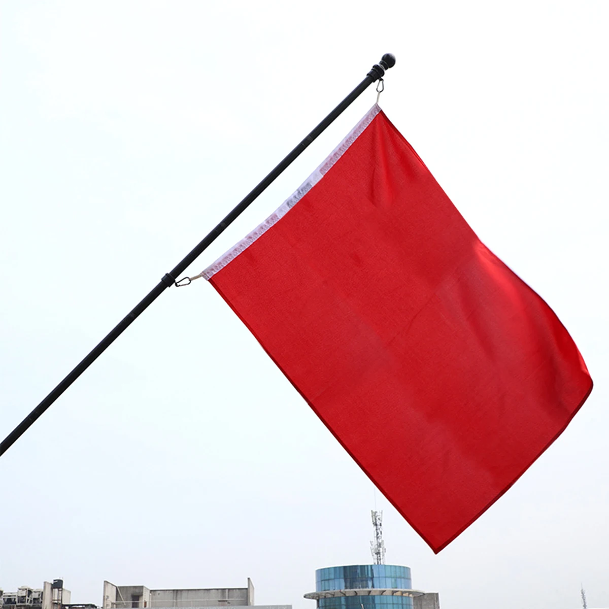

1.8M Telescopic Flag Pole Stainless Steel Guide Banner Flag Pole Wall Mount Flag Pole Holder Adjustable Length for Garden
