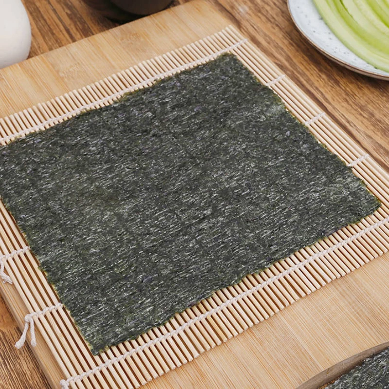 Бамбуковый набор инструментов для суши 24x24 см с подвесными полотенцами