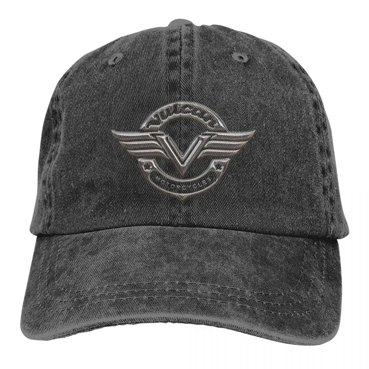 

Vulcan VN 1500 Motorcyle Vintage 1996-1999 Logo Baseball Caps Merch Casual Distressed Denim Sun Cap Unisex Style Caps Hat