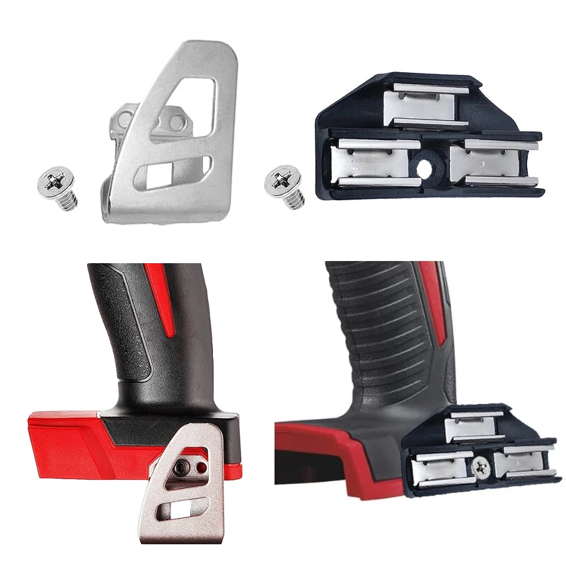 For Milwaukee 18V Drills Belt Clip Hook Bits Holder,Cordless Wrench Impact Driver Bit Holder Hooks Clip Power Tools Accessories