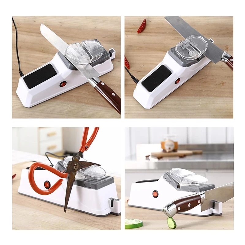 

Knife Sharpener Professional USB Electric Knife Sharpener Adjustable for Kitchen Knives Tool Knife Scissor Sharpening Kitchen