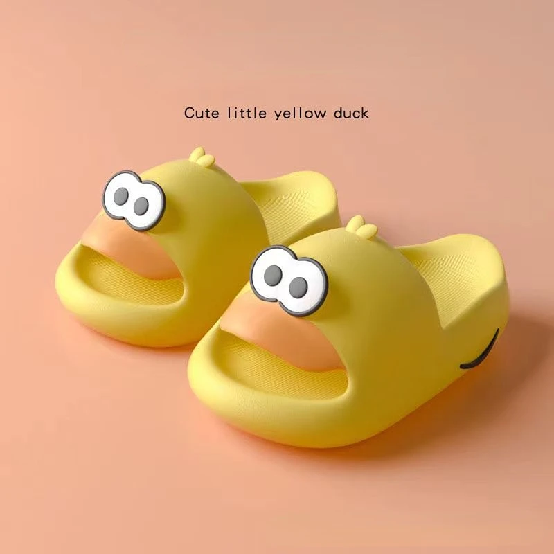 Platform Cloud Duck Cartoon Flip Flops Woman Summer Beach Slides Non Slip Indoor Soft Sole Men Ladies Shoes