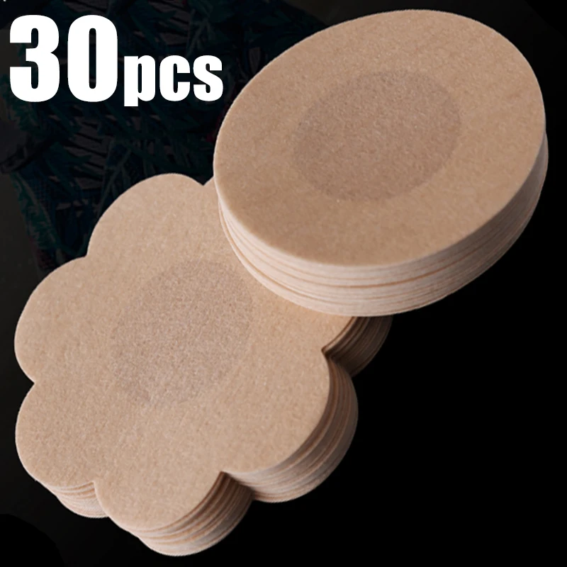 Lady Nipple Cover Teat Hide Women Nipple Pasties Breast Petals Invisible Bra Padding Chest Sticker Patch Nipple Covers Stickers