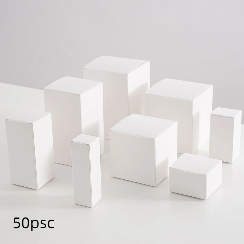 

50 шт./партия, картонные коробки 3x3x6 см, 350 г