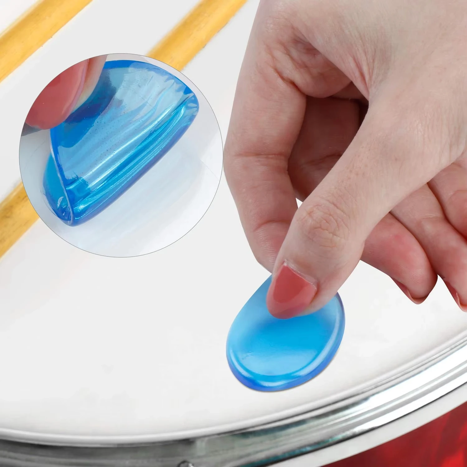 Барабанные демпферы из 30 предметов | Силиконовые подушечки Moon Gels для контроля