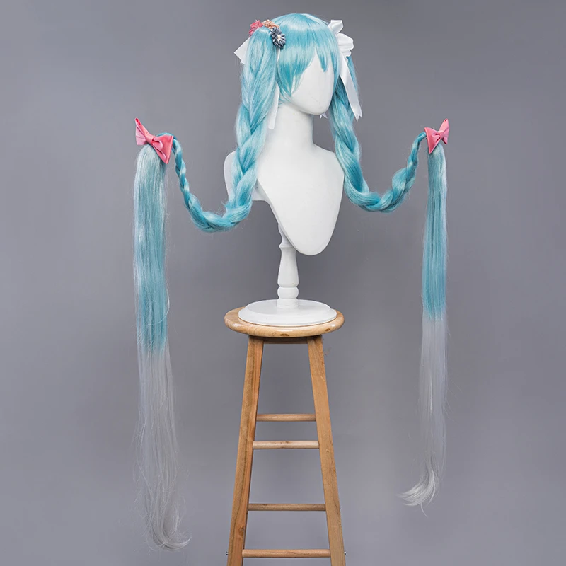 

Парик для косплея Miku косплей VOCALOID Mikuu, парик для Хэллоуина