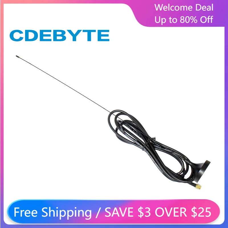 

2PCS/Lot TX170-XP-200 170MHz SMA-J Interface 50 Ohm Impedance Less than 1.5 SWR 4.0dBi Gain High-Quality Sucker Antenna