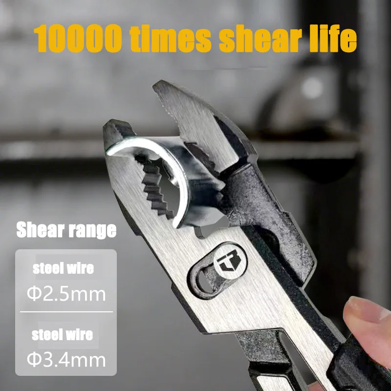 Фото Прочные промышленные плоскогубцы TOUGHBUILT 8 дюймов, кованые из хромованадиевой стали, ручной инструмент TB-H3-22-08 №1