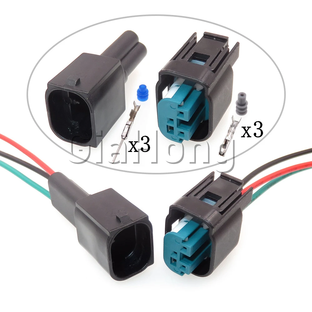 9-967081-1 Car Accelerator Pedal Sealed Wire Cable Socket Automotive Small Current Waterproof Connector