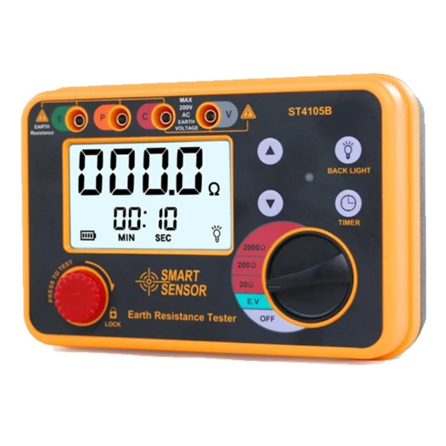Умный датчик ST4105A/ST4105B Цифровой тестер сопротивления заземления Измеритель