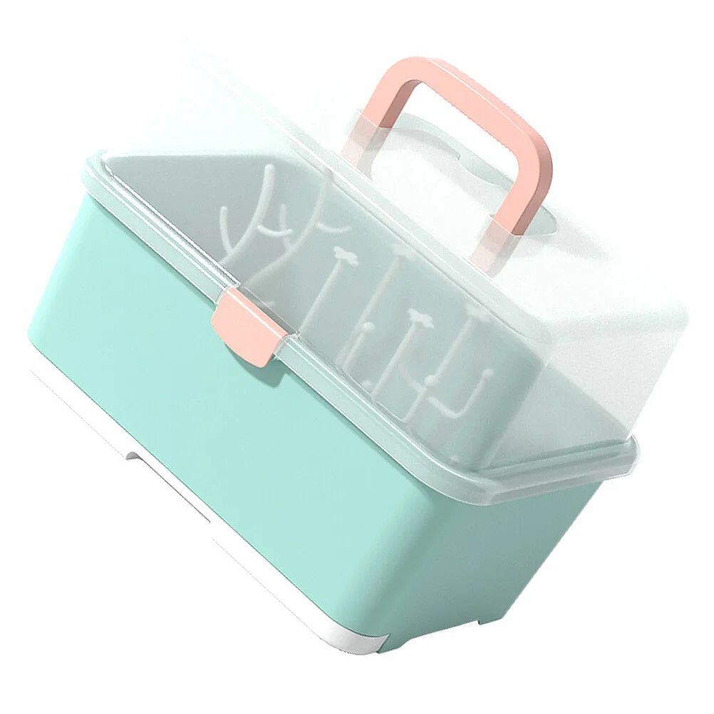 

Bottle Baby Rack Drying Holder Box Dryer Storage Organizer Bottles Travel Nursing Case Feeding Cup Stand Kit Cleaner Infant