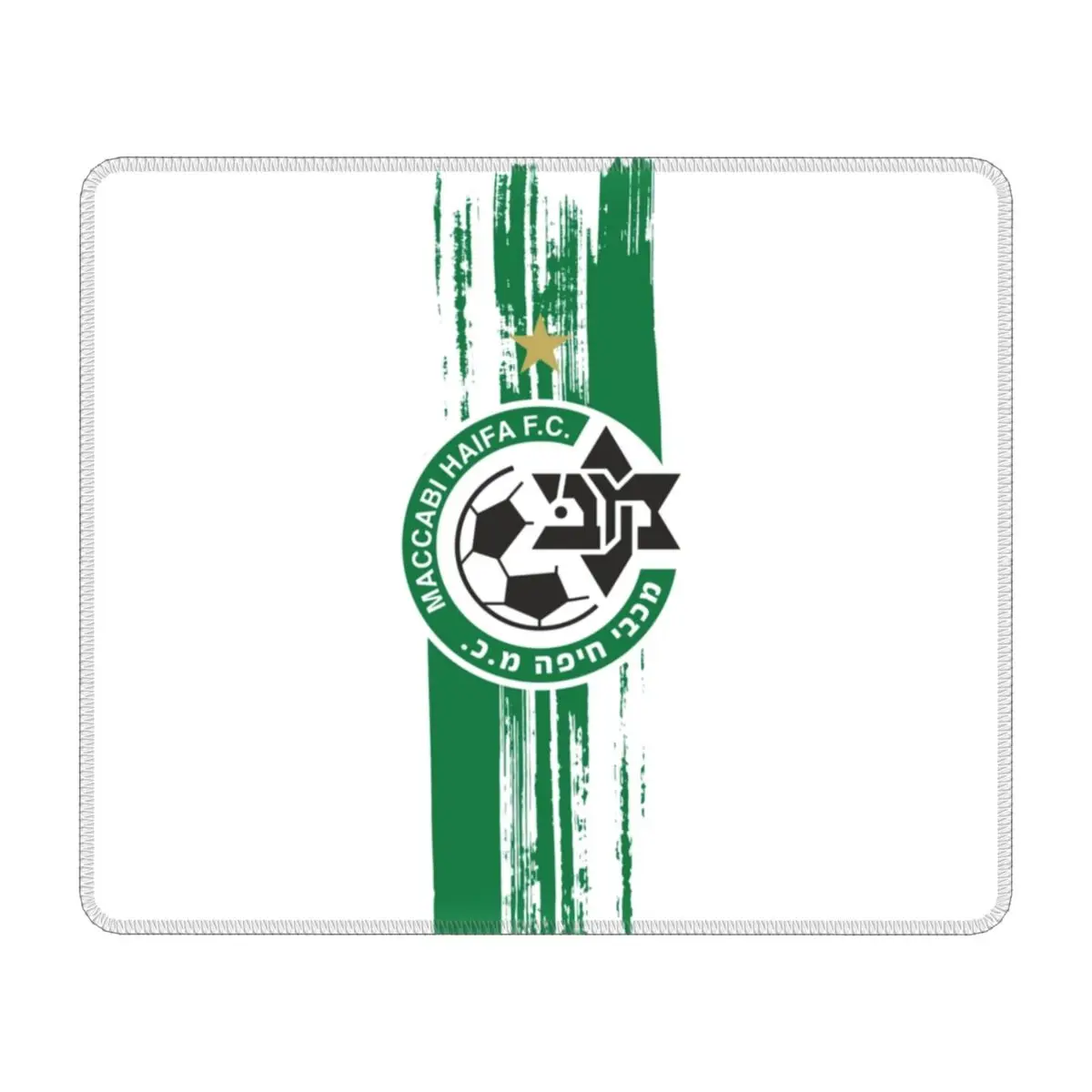 

Maccabi Haifa Fans Mouse Pad Mousepad with Durable Stitched Edges for Gaming Desk Computer Israel FC Football Club Mouse Mat