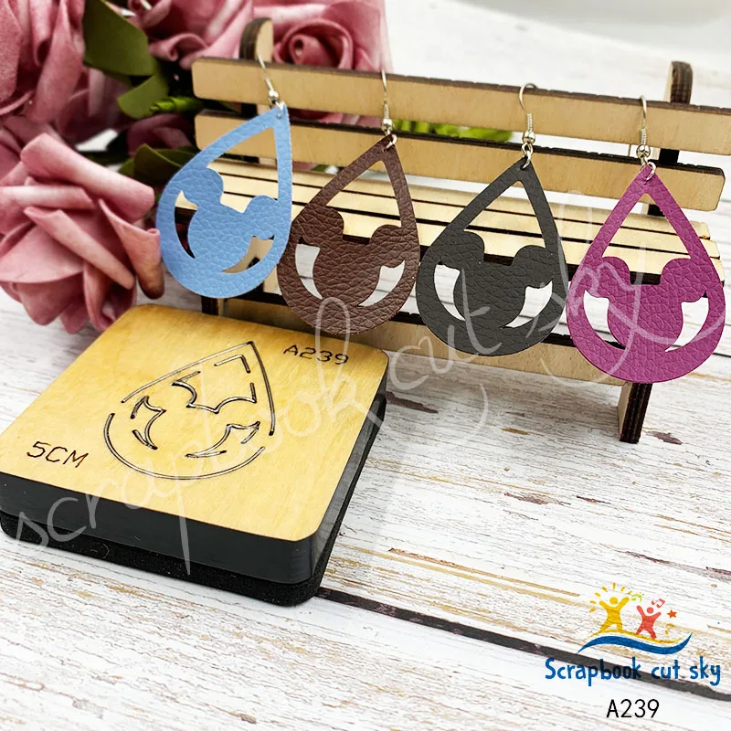 

Earrings Shakes DIY A239 Muyu Wooden Mold Scrapbook Cutting Dies Suitable For Market General Machines