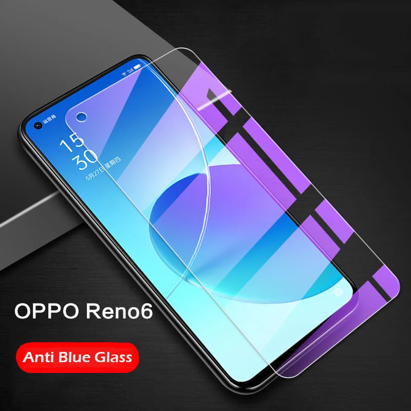 

Anti Blue Matte frosted Tempered Glass for OPPO Reno6 Reno 6 Lite 5G Screen Protector For Reno6Z Reno 6Z Glass No Fingerprint