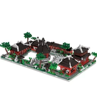 famous chinese classical suzhou architecture building block 6in1 china garden building brick toys collection assemble model