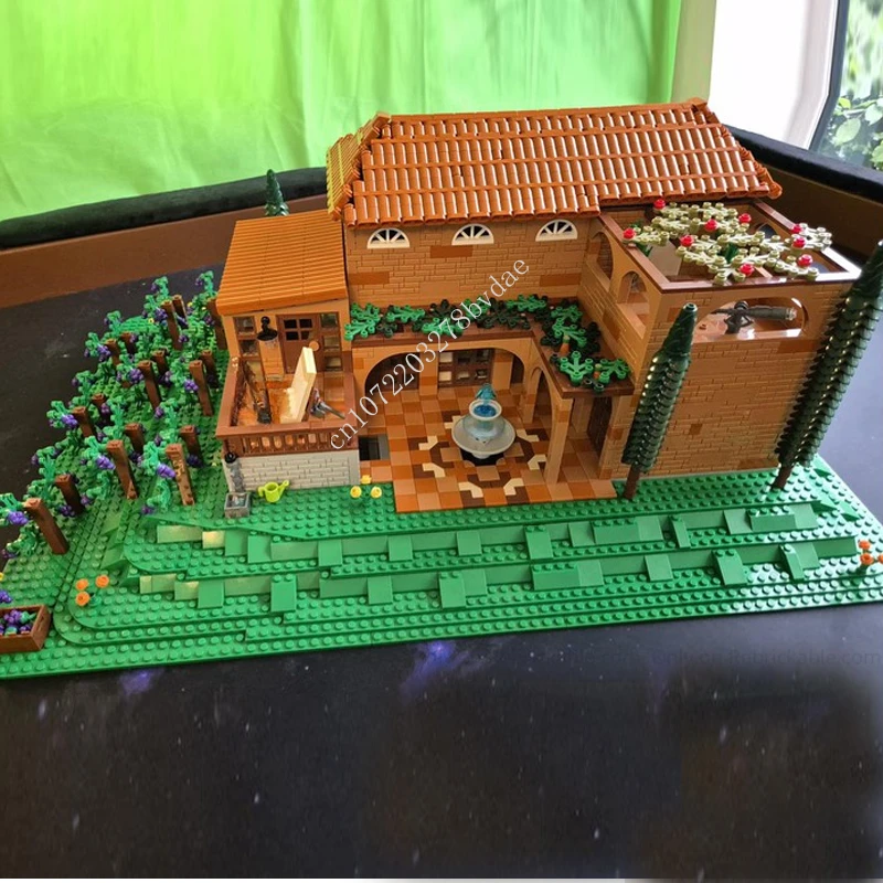 4000 шт. Модульные строительные блоки MOC для дома и виллы