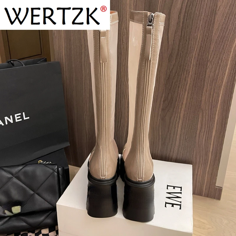 2022 г. Летние женские модные новые пикантные белые ботильоны на платформе с