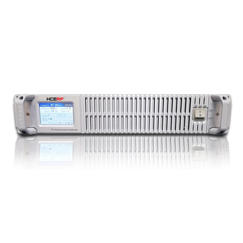 

500W wireless Professional Fm Broadcast Radio Transmitter 87.5-108 Mhz Cover 20km-30km 2U fm transmitter
