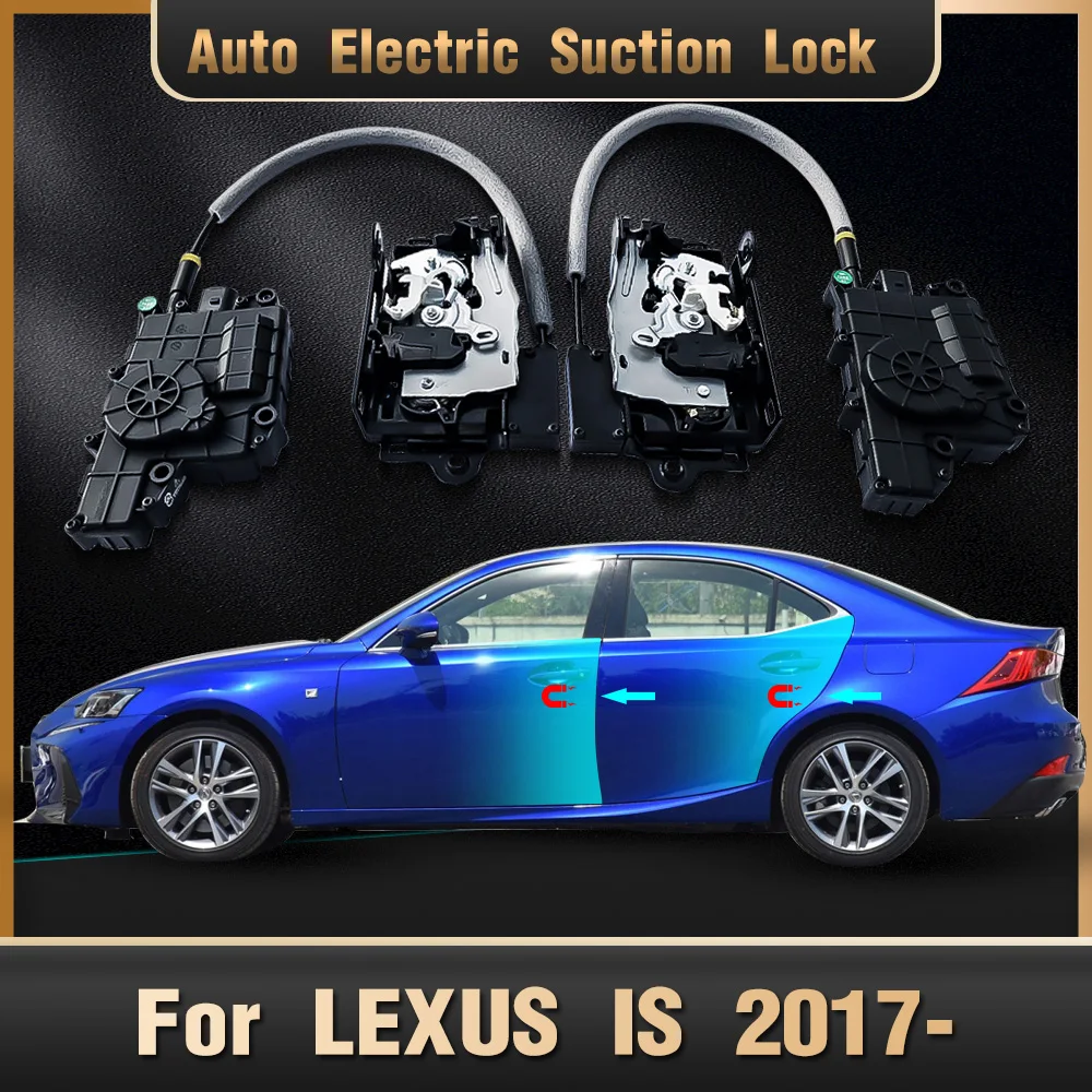 

Sinairyu Smart Auto Car Electric Suction Door Lock for Lexus IS Series 2017- Soft Close Super Silence Self-priming Door