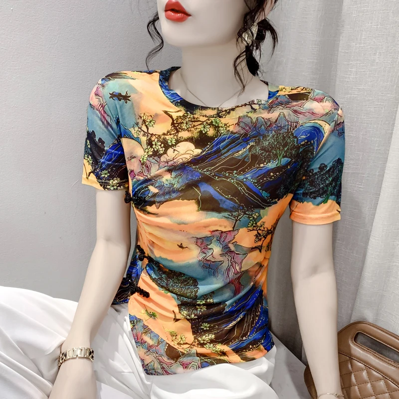 

T Shirt Women Tee Shirts Vintage Tops shirts for women