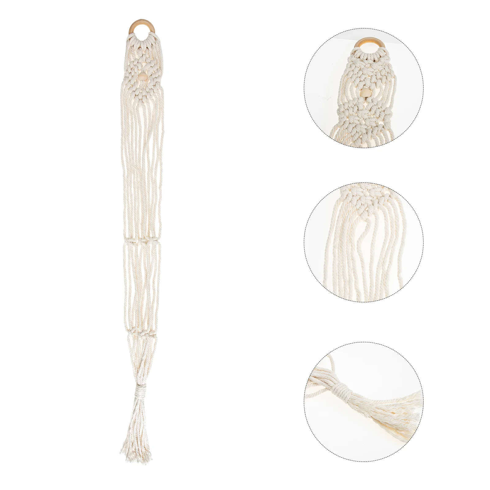 

Wall Hanger Macrame Ukulele Guitar Holder Fruit Mount Pendant Hanging Decor Home Instrumenthandwoven Hangershammock Vegetable