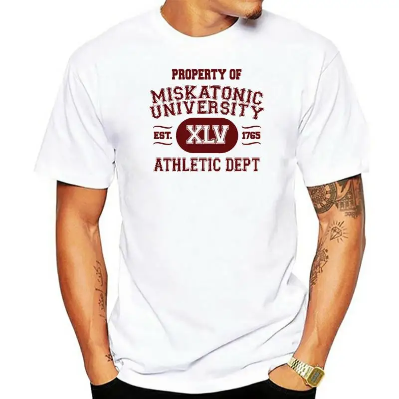 

Men t-shirt Property of Miskatonic University Athletic Dept tshirt Women t shirt