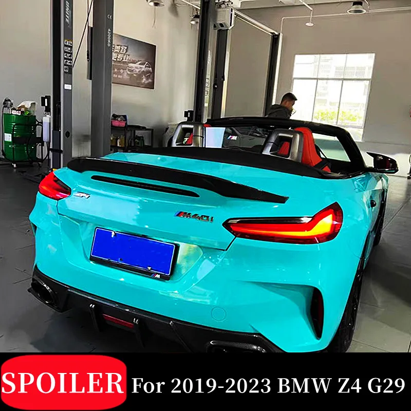 

Car Real Wet Dry Carbon Fibe Rear Trunk Lid Boot Ducktail Spoiler Wings For 2019-2023 BMW Z4 G29 Exterior Tuning Accessories