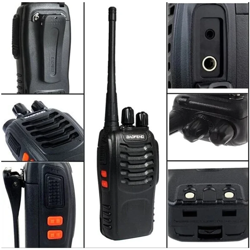 Baofeng BF-888S Walkie Talkie 2 Way DMR CB Ham Radio Station BF 888S UHF 888S Waki Taki Communicator UV 5R 82 UV9R UV-16 UV-10R