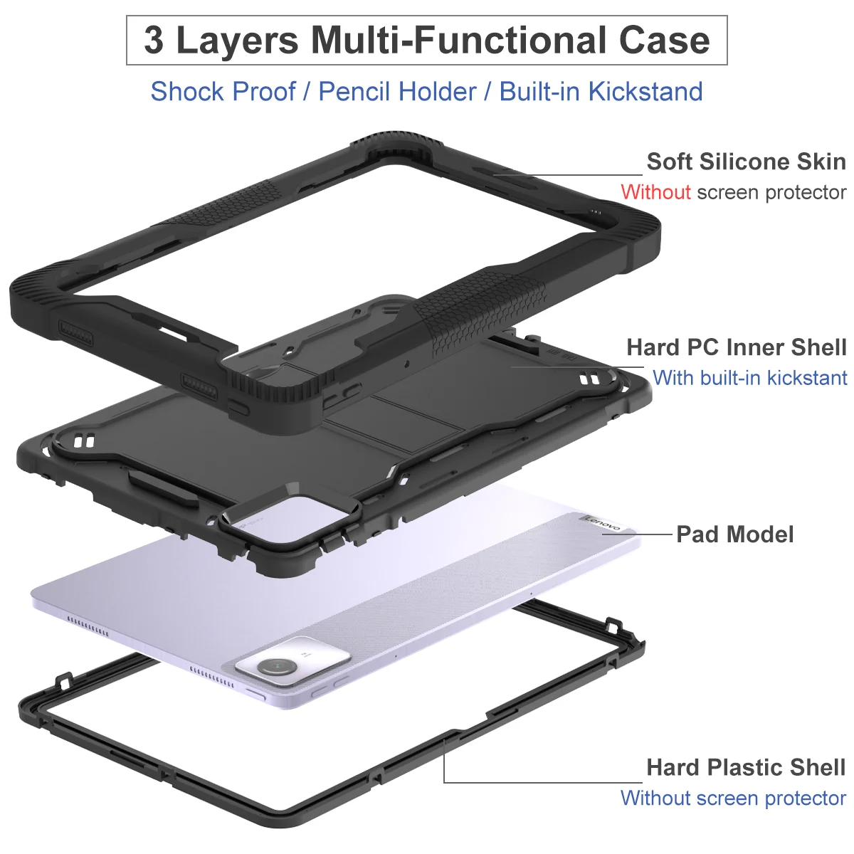 Чехол для планшета Lenovo Tab M11 11 дюймов / Xiaoxin Pad 2024 (TB331FC/TB330FU)