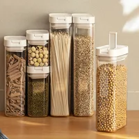Food Container Food Storage Tank Cereals Food Storage Jars Pasta Jars Food Storage Kitchen Container Jar with Lid Sealed