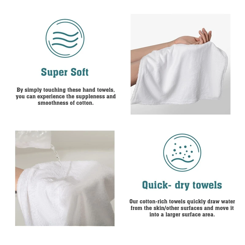 Вешалка Полотенце для рук Двустороннее впитывающее полотенце Принт в виде