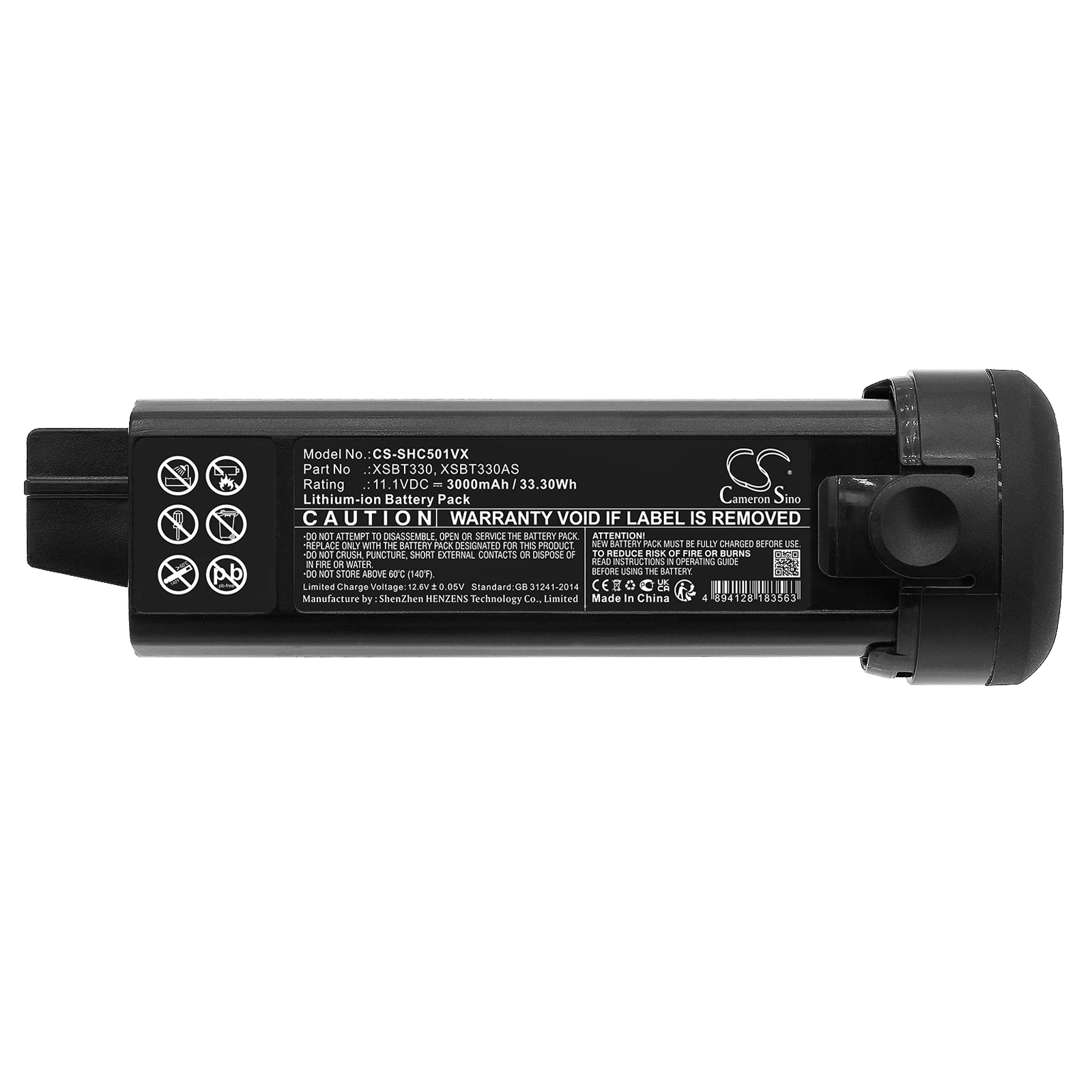 Запасная батарея для Shark Evopower System Flex CS200J CS401J CS501J WS620 WS630