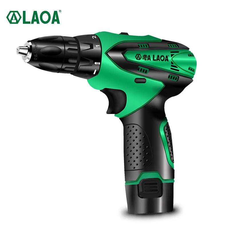 LAOA 12V Lithium Battery Electric Drill Electric Screwdriver for Wood Tile