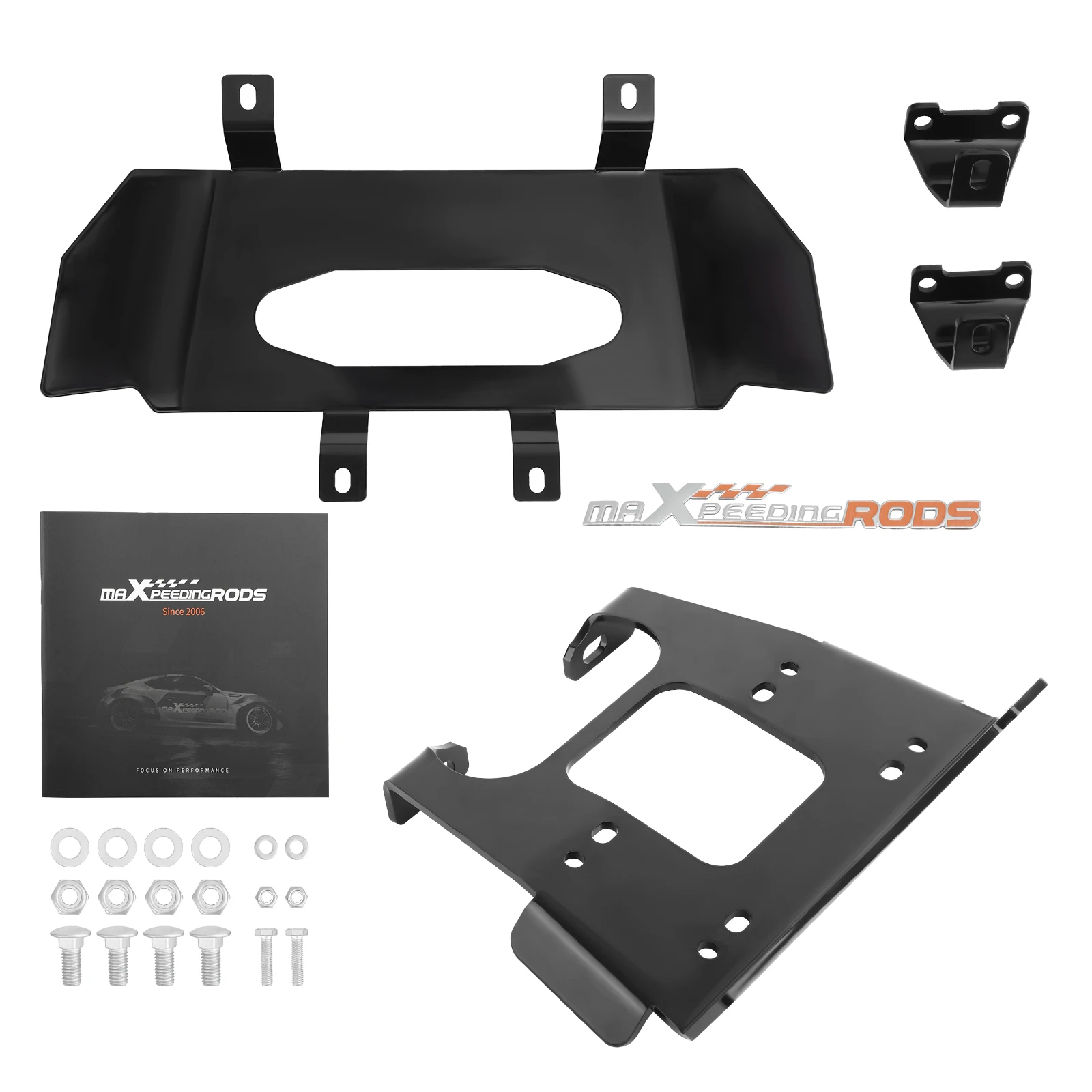 Передний Монтажный кронштейн для лебедки 3x6 5/8 дюйма Polaris RZR PRO XP 3 &quotx4 7/8&quot Base LE Premium