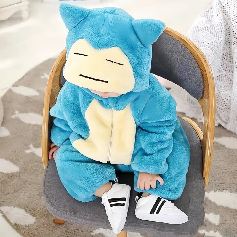 Лидер продаж детский комбинезон Snorlax Pokemon Pikachu милая пижама одежда для