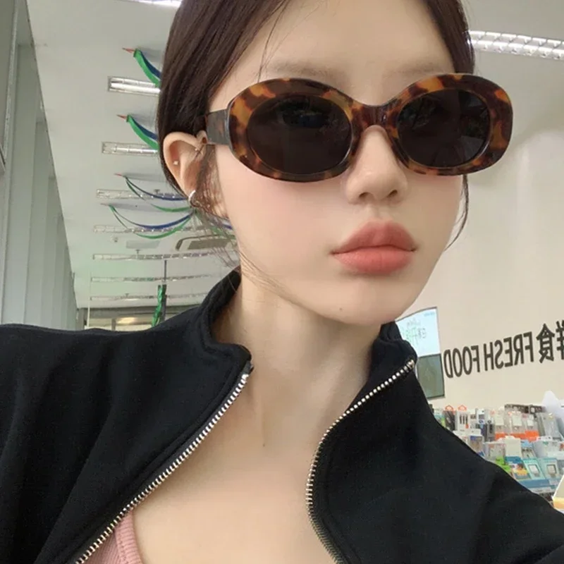 Солнцезащитные очки в винтажном стиле женские овальные модные роскошные